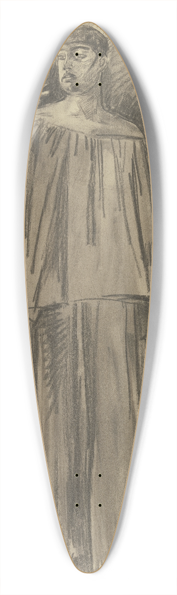 Wilhelm Trbner - Die schlafwandelnde Lady Macbeth 39.3 inch art pintail longboard deck