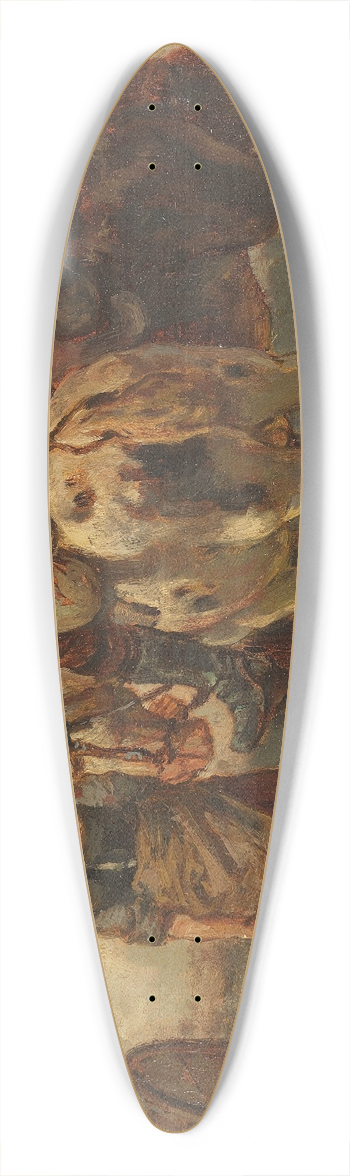 Wilhelm von Diez - Der Satteltrunk 39.3 inch art pintail longboard deck