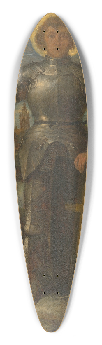 Wilhelm von Diez - St. George 39.3 inch art pintail longboard deck