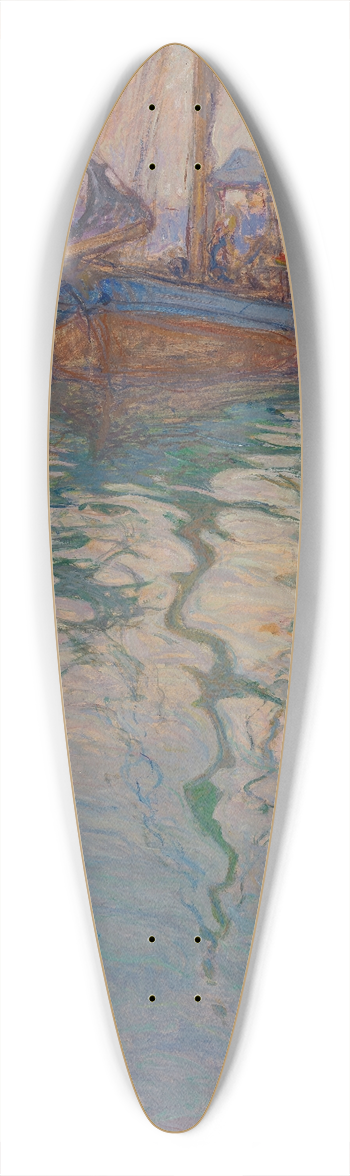 Wilho Sjstrm - Srninen 39.3 inch art pintail longboard deck