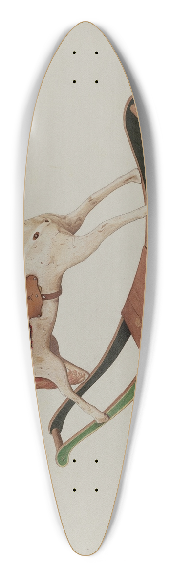 Willard Hazen - Rocking Horse 39.3 inch art pintail longboard deck
