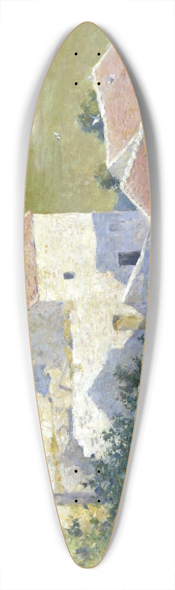 Willard Leroy Metcalf - Midsummer Twilight 39.3 inch art pintail longboard deck