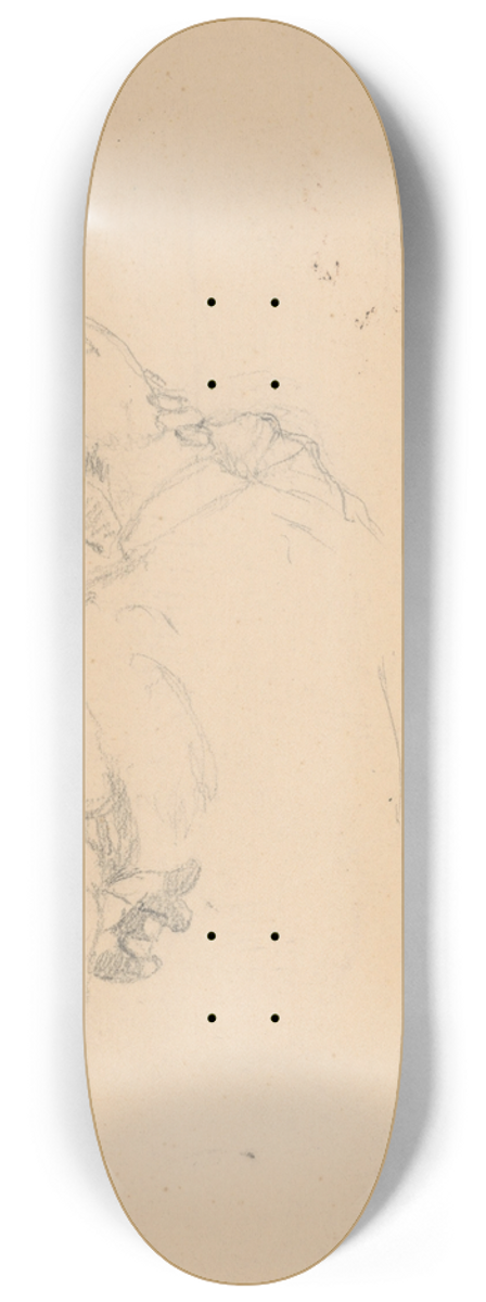 Gustv Mall - Study of a Man 8.25 inch art skate deck