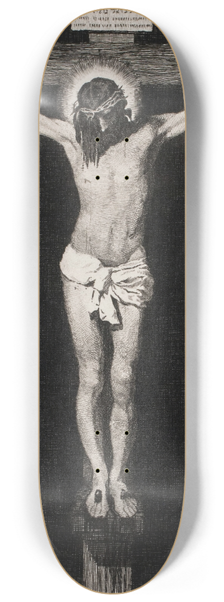 G.V. Blom - Kristus p korset 8.25 inch art skate deck