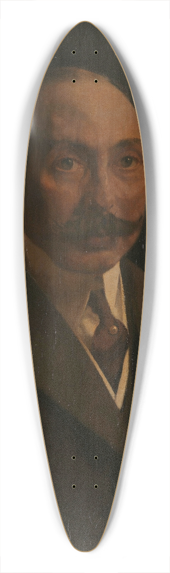 Willem Witsen - Andries van Wezel (1856-1921) 39.3 inch art pintail longboard deck