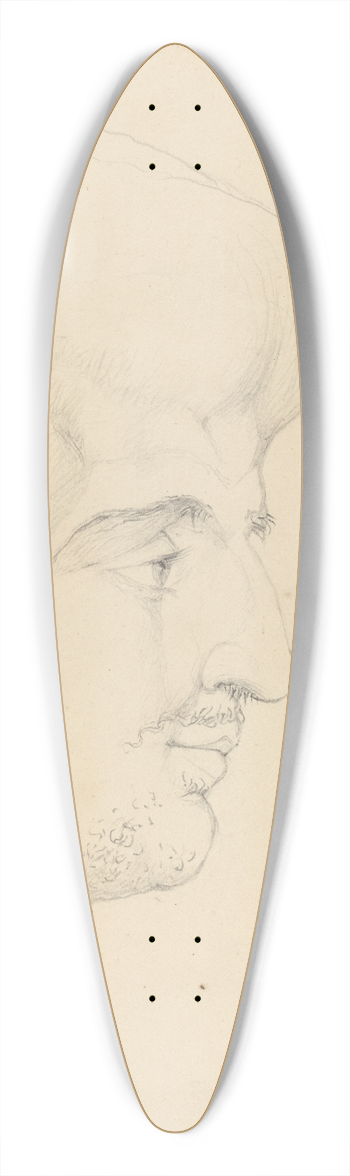 William Blake - King Edward 39.3 inch art pintail longboard deck