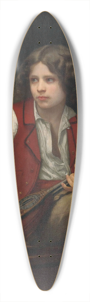 William Bouguereau - Italien  la mandoline 39.3 inch art pintail longboard deck