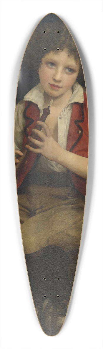 William Bouguereau - Pifferaro 39.3 inch art pintail longboard deck