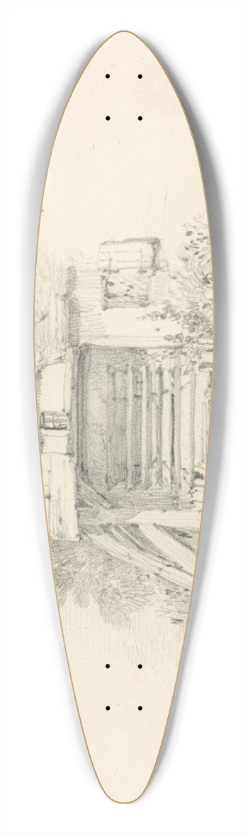 William Callow - Watermill 39.3 inch art pintail longboard deck