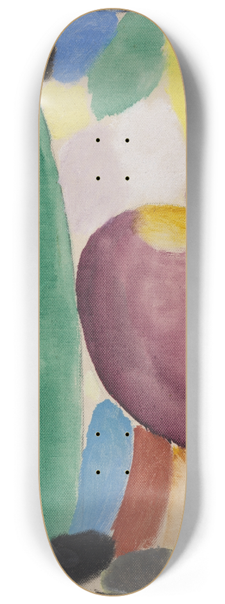 Alexej von Jawlensky - Variation (Trees) 8.25 inch art skate deck