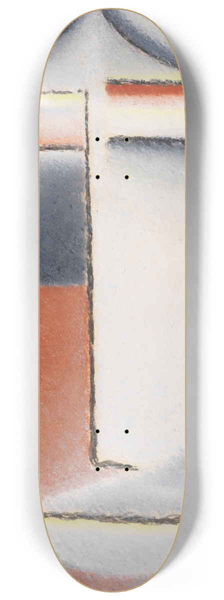 Alexej von Jawlensky - Winterstimmung (Abstrakter Kopf) 8.25 inch art skate deck