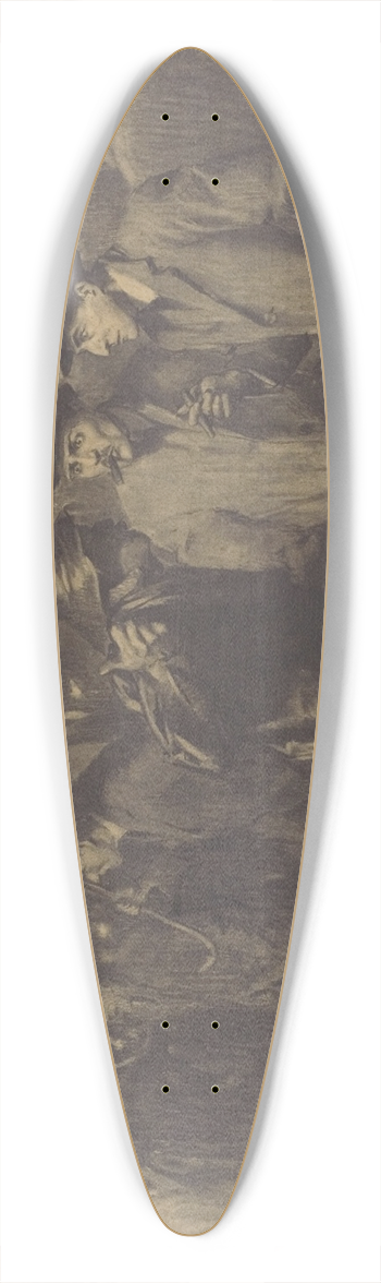 William Henry Dethlef Koerner - The Fighting Six (Easy Money) 39.3 inch art pintail longboard deck