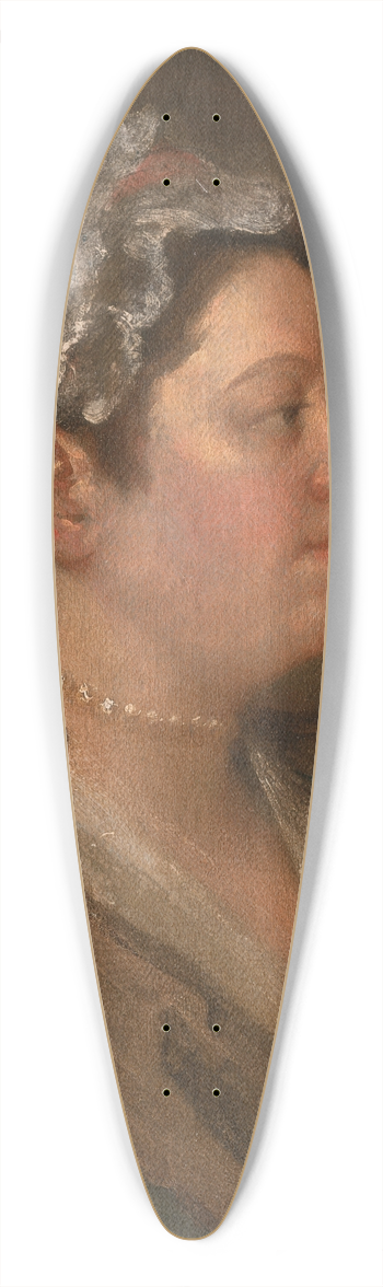 William Hogarth - Mary Hogarth 39.3 inch art pintail longboard deck