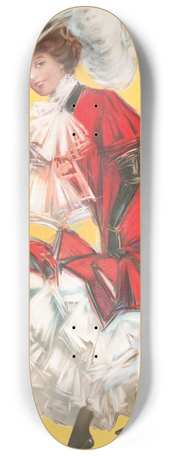 Hamilton King - Taking a stroll 8.25 inch art skate deck