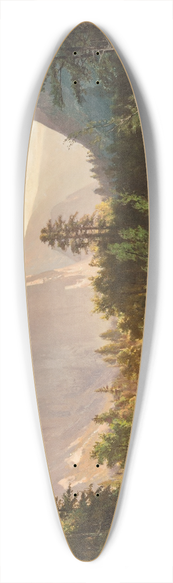 William Keith - Yosemite Valley 39.3 inch art pintail longboard deck