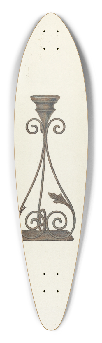 William Kieckhofel - Candlestick 39.3 inch art pintail longboard deck