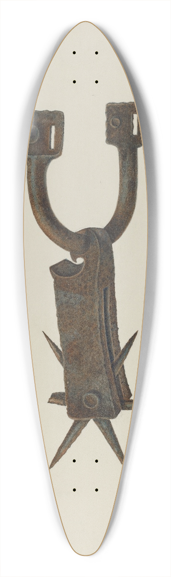 William Kieckhofel - Spur 39.3 inch art pintail longboard deck