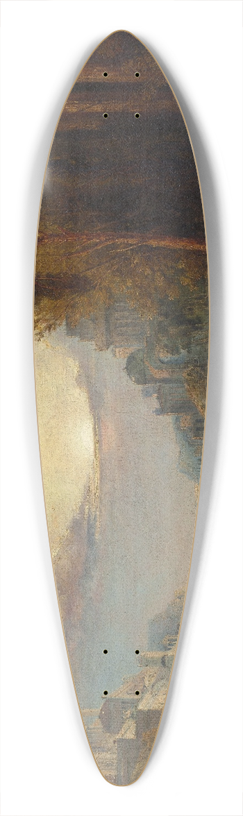 William Linton - Carthage 39.3 inch art pintail longboard deck