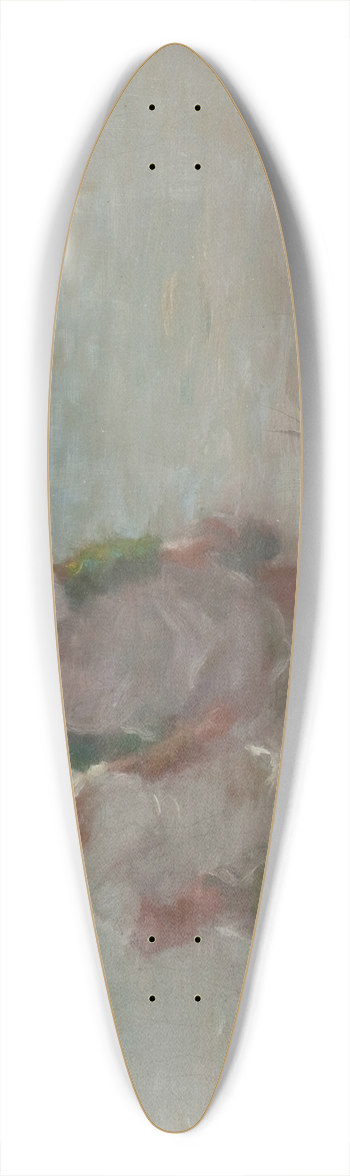 William Marshall Brown - Bathers 39.3 inch art pintail longboard deck