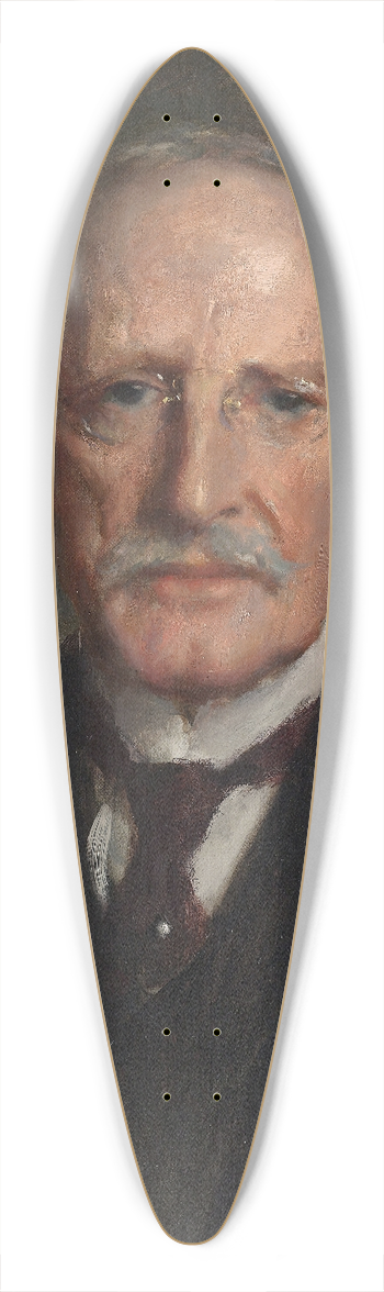 William Merritt Chase - Edward Guthrie Kennedy 39.3 inch art pintail longboard deck