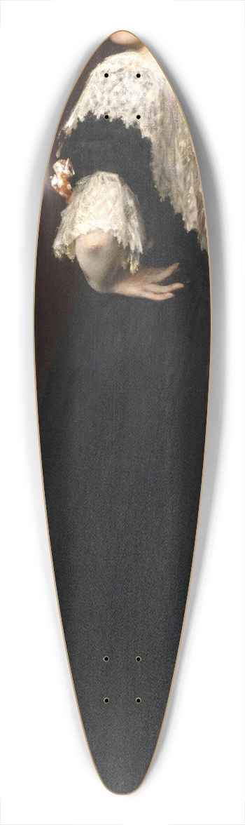 William Merritt Chase - Lydia Field Emmet 39.3 inch art pintail longboard deck