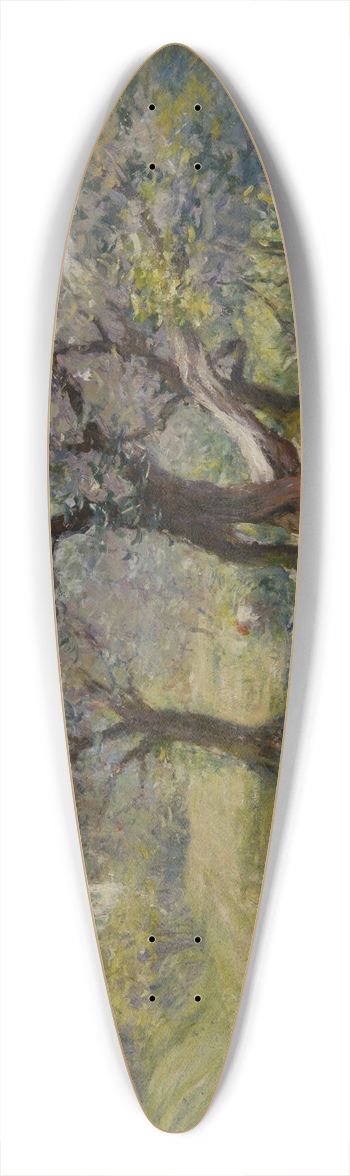 William Merritt Chase - The Olive Grove 39.3 inch art pintail longboard deck