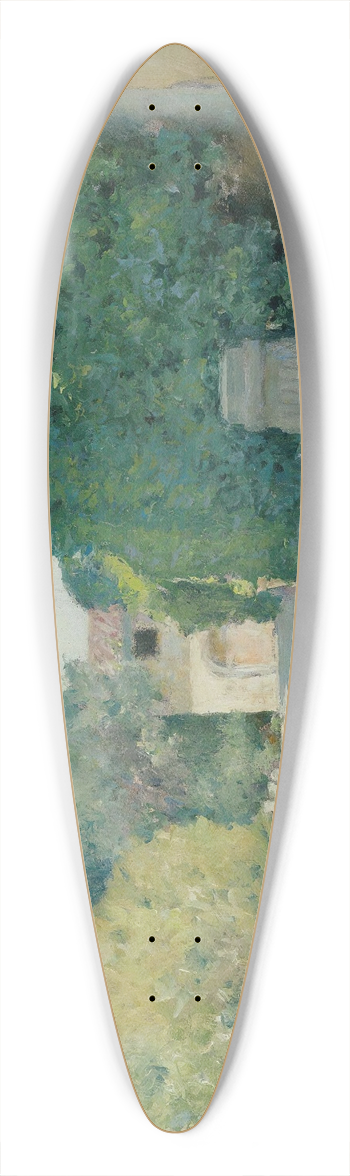 William Merritt Chase - Villa In Florence 39.3 inch art pintail longboard deck