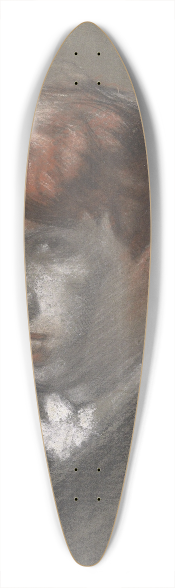 William Orpen - Self portrait 39.3 inch art pintail longboard deck