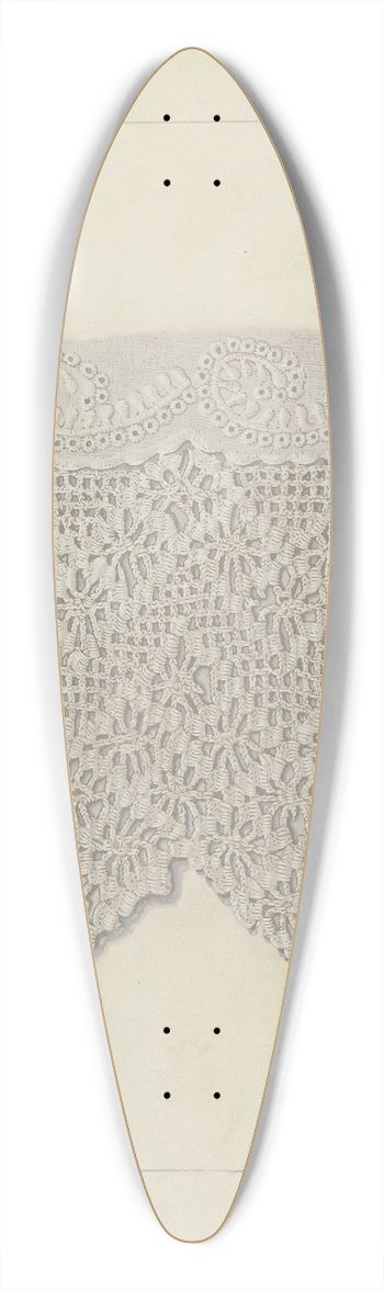 William Parkinson - Crochet 39.3 inch art pintail longboard deck