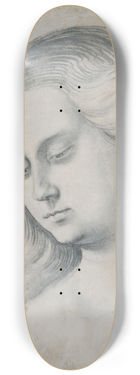 Hans Baldung - A womans bust 8.25 inch art skate deck