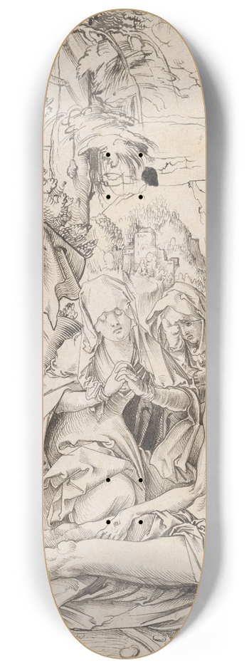 Hans Baldung - Die Beweinung Christi 8.25 inch art skate deck
