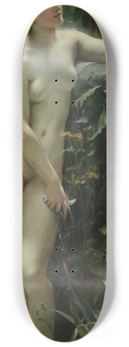 Alexis-Joseph Mazerolle - Psyche at the source 8.25 inch art skate deck