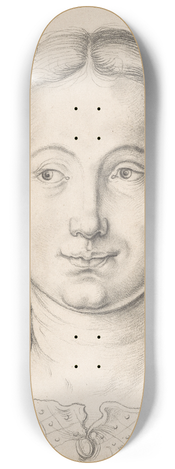Hans Baldung - Head of a Girl 8.25 inch art skate deck