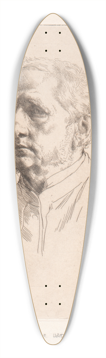 William Strang - Francis S. Hayden 39.3 inch art pintail longboard deck