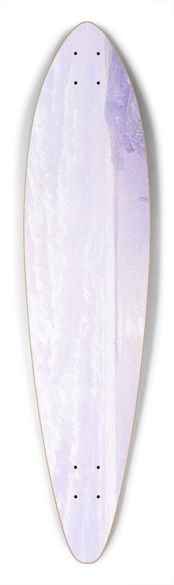 William Trost Richards - Rocky Cove 39.3 inch art pintail longboard deck