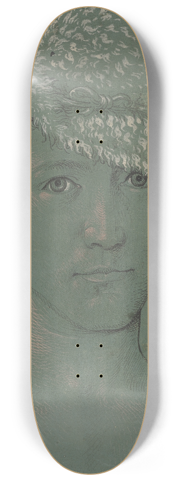 Hans Baldung - Youthful Self-Portrait 8.25 inch art skate deck