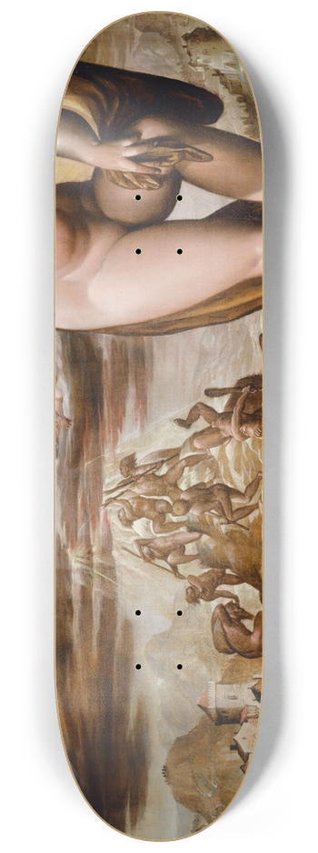 Hans Bock the Elder - Allegory of Day 8.25 inch art skate deck