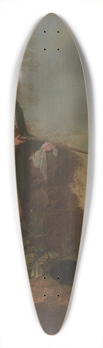 William Williams - Gilbert McHutchin 39.3 inch art pintail longboard deck