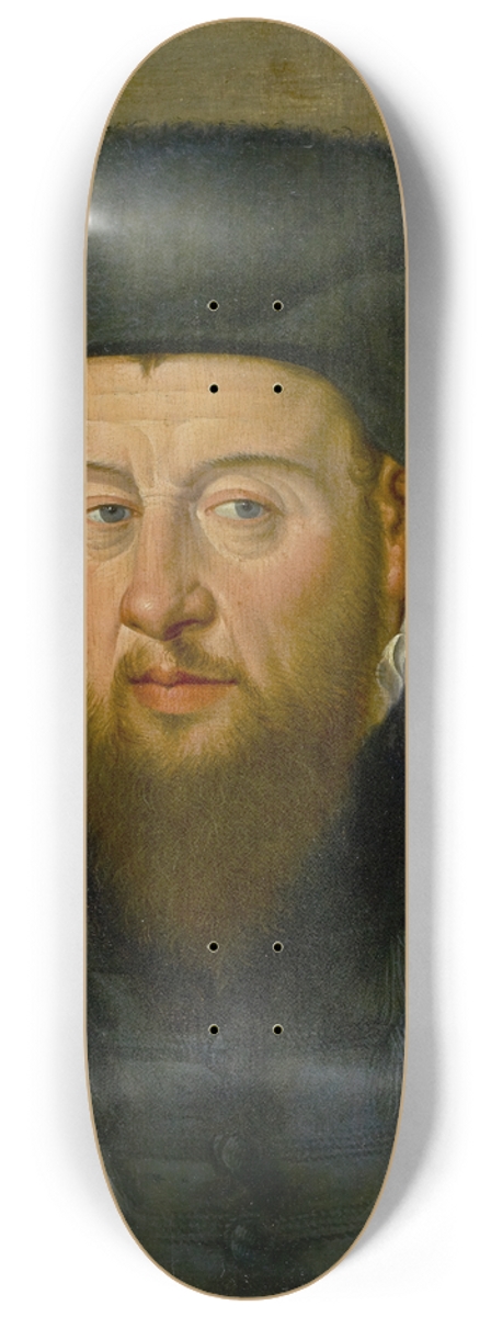 Hans Bock the Elder - Portrait of Theodor Zwinger 8.25 inch art skate deck