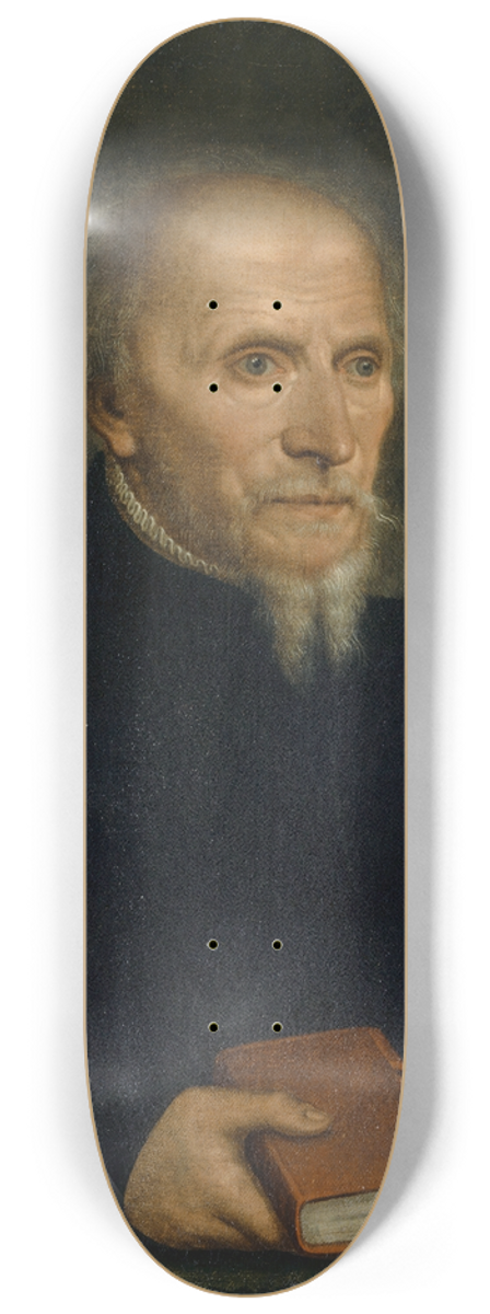 Hans Bock the Elder - Portrait of Thomas Platter 8.25 inch art skate deck