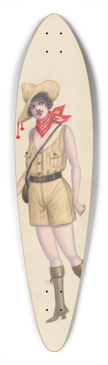 Will R. Barnes - Boy Scout 39.3 inch art pintail longboard deck