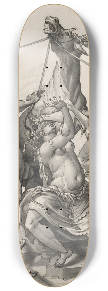 Hans Bock the Elder - The Farnese Bull 8.25 inch art skate deck