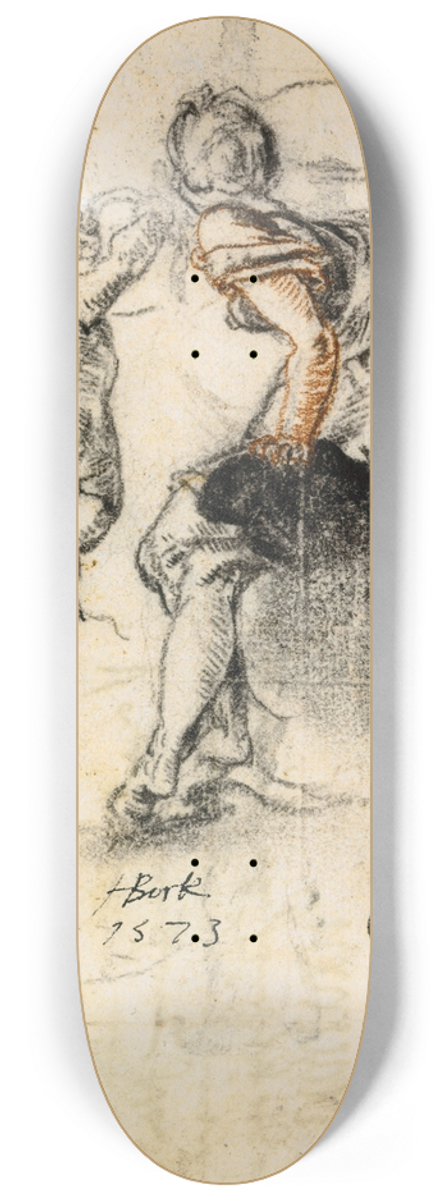 Hans Bock the Elder - Venus entsendet Amor 8.25 inch art skate deck