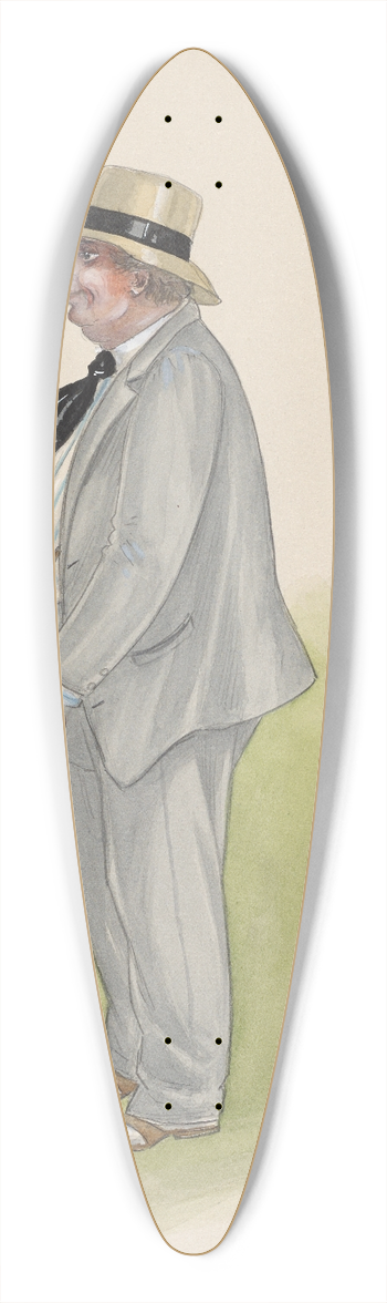 Will R. Barnes - The Doctor 39.3 inch art pintail longboard deck