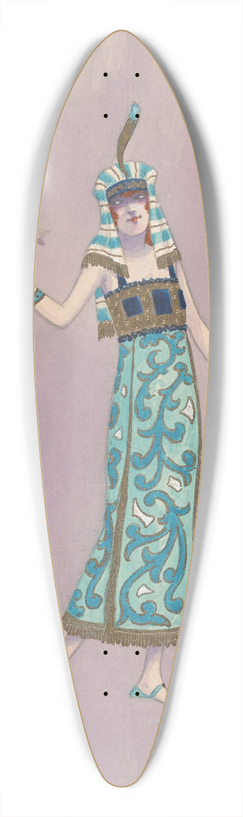 Will R. Barnes - Womans costume (blue, dress), 3 39.3 inch art pintail longboard deck