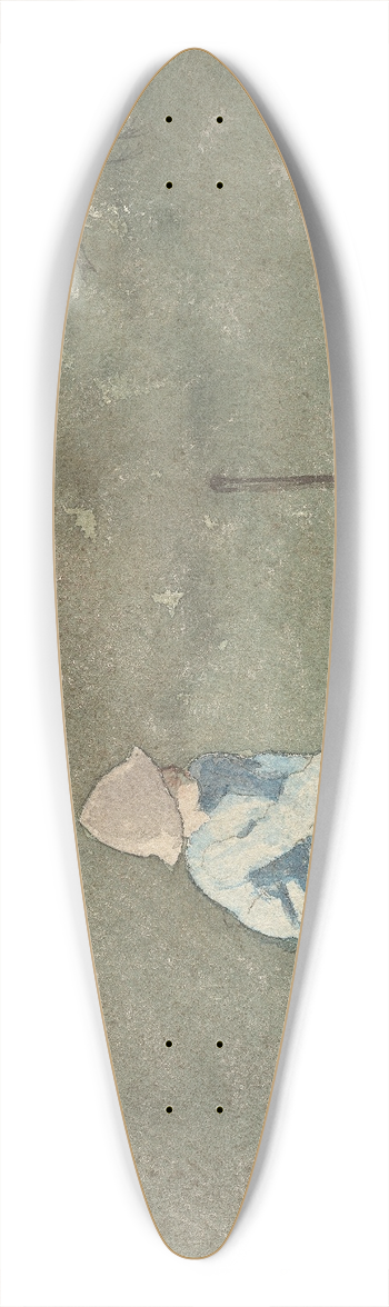 Winslow Homer - Boy on a Raft 39.3 inch art pintail longboard deck
