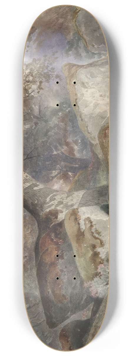 Alexis-Victor Joly - ForestScene 8.25 inch art skate deck