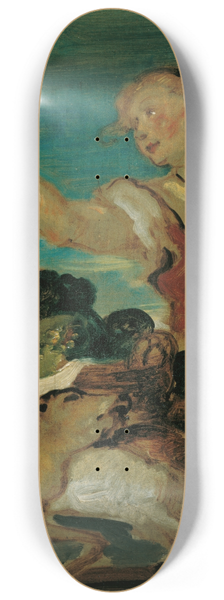 Hans Canon - Wildbretverkuferin 8.25 inch art skate deck