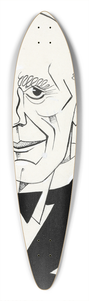 Wooding - Viscount Halifax 39.3 inch art pintail longboard deck