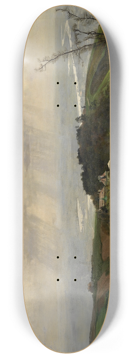 Hans Frank - Hhenstrae  Kehre beim Krapfenwaldl 8.25 inch art skate deck